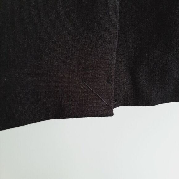 DEX Classic Colorblock Sheath Knee Length Midi Dress Black & Grey Sz M - Picture 11 of 13